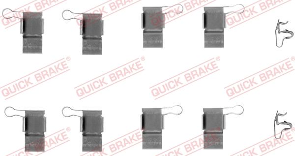 QUICK BRAKE Piederumu komplekts, Disku bremžu uzlikas 109-1193